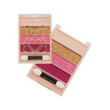 Hb Tasarım Eyeshadow 4'Lü Göz Farı Simli Mini Makyaj Paleti No:4, serashinegozfarı260