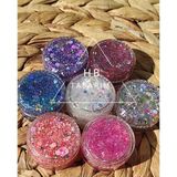 HB Tasarım Glitter Jel Far Seti 5 ml Mat ve Işıltılı Seçeneklerle Profesyonel Makyaj İçin