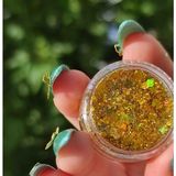 Hb Tasarım Glitter Jel Far Simli Yüz ve Vücut Simi - Altın Tonları