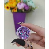 Hb Tasarım Glitter Jel Forumlu Parlak Işıltılı Vücut Simi Yüz Simi Mor