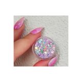 Hb Tasarım Parlak Glitter Pembe Glitter Jel Far Sim Yüz Ve Vücut Simi-Diamante Pink, serashinegozfarı29