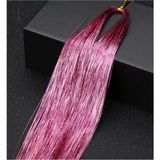 hb tasarım PEMBE Hair Tinsel Saç Simi 50-55 Cm, Tek Ebat, ESTVA2211PRK, Renkli