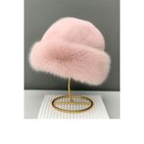 Hb Tasarım Pembe Kadın Peluş Şapka – Yumuşak Görünümlü Bere