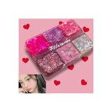 Hb Tasarım Pembe Palet2 Glitter Jel Far Yüz Saç Ve Vücut Simi