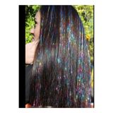 Hb Tasarım Saç Simi Renkli Ve Saç Üzerine Düğümle Bağlanan 110-120 Cm Açık Uzunlukta Hair Tinsel