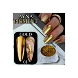 Hb Tasarım Tirnak Ayna Krom Tozu Gold(Altin)
