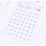Hb Tasarım Yıldız Kristal Yüz Ve Vücut Stickerı Makyaj Taşı, 1 Mm 112 Adet