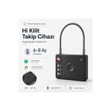 HBB-K Hi Kilit iOS Android Uyumlu Akıllı Valiz Kilidi