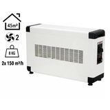 HBB4000K Heatbox Board 4000 Watt Monofaze Elektrikli Fanlı Isıtıcı Krem