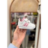 Hbc Bebek Beyaz Pembe Çizgili Ilk Adım Spor Ayakkabı-Pembe