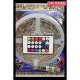 HBG Markt 10 Metre USB Bağlantılı Kumandalı LED Şerit Ambiyans Işığı - 00-Siyah - Beyaz - Standart