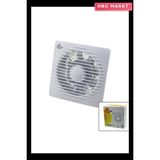 HBG Markt 200 8inç Banyo Tuvalet Havalandırma Aspiratörü 40W 200M3/H EBT-200 - Ahşap - Bej - Siyah - Standart