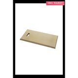 HBG Markt 20X40CM Ahşap Kesim Panosu Et Tahtası El Geçmeli Kulplu - 05S-Sarı - Standart