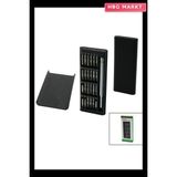 HBG Markt 24'ü 1 Arada Saatçi Telefon Bits Tornavida Seti - Standart - 01 - Siyah - Beyaz - Mavi