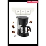 HBG Markt 2'si 1 Arada Filtre Kahve Çay Demleme Makinesi 1.2 Lt Cam Hazne SCM-2938 - Acı Kahve