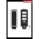 HBG Markt 300W - 6500K Solar - Güneş Enerjili Sokak Lambası - Armatür Sensörlü Bahçe-Balkon-Sokak ARS-348966 (5647) - 0 - Siyah - Standart