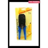HBG Markt 3'ü 1 Arada Cat5 Jack Jak Pensesi - Standart - 01 - Siyah - Beyaz - Mavi