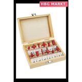 HBG Markt 8 mm 12 Parça Ahşap Freze Uç Seti - Standart