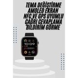 HBG Markt Akıllı Saat: Nabız, Tansiyon ve Kan Oksijen Takibi - 00-Siyah - Beyaz - 35 - 48 mm - Standart