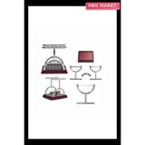 HBG Markt Balance Balls Küçük Newton Metal Denge Topları Masa Üstü - Standart - Ahşap - Sarı