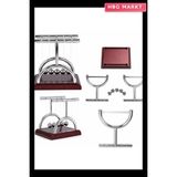 HBG Markt Balance Balls Orta Newton Metal Denge Topları Masa Üstü (5647) - 02-Sarı - Standart