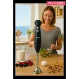 HBG Markt Bold Çubuk Blender Siyah Turbo Kilitleme Özellikli Paslanmaz Çelik - Beyaz