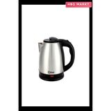HBG Markt Çelik Kettle Elektrikli Su Isıtıcısı Paslanmaz Çelik Gizli Rezistans 360° 1 - Beyaz