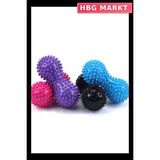 HBG Markt Dikenli El Ayak Vücut Masaj Topu Fıstık Top 1 Adet - 02-Sarı - Standart