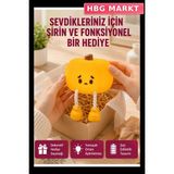 HBG Markt Dokunmatik Şarjlı LED Masa Lambası 3 Renk Zamanlayıcılı - 0,5 W - Açık Sarı