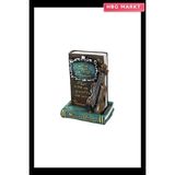 HBG Markt Gitar Kitap Vintage Dekoratif Biblo Kumbara 21X14X10CM Reçine - Standart - Ahşap - Bej - Siyah