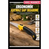HBG Markt Katlanabilir El Testeresi Ergonomik Saplı Pratik Kesim Aracı - Standart