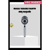 HBG Markt Masaj Uçlu Yüksek Basınçlı Duş Başlığı - Standart