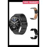 HBG Markt Mey Ithalat® 2025 Model Yeni Nesil Gps Uyumlu Uyku Takibi ve Sağlık Takibi Spor Modları - 00-Siyah - Beyaz - 35 - 48 mm - Standart