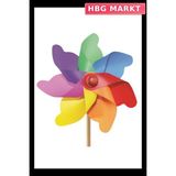 HBG Markt Mey Ithalat® 7 Kanat 20CM Gökkuşağı Rüzgar Gülü - Standart