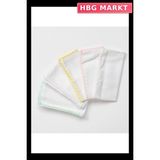 HBG Markt Mey Ithalat® AC24447 Basic 5'li Bebek Ağız Mendili 25X25 cm Pink