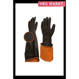 HBG Markt Mey Ithalat® Beybi H2 45EXT Korun Tırtıklı Uzun Siyah Eldiven No:11 - Standart - 1 Adet