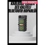 HBG Markt Mey Ithalat® Bluetooth Hoparlör Yüksek Ses Kaliteli Büyük Boy Çift Çıkışlı Ses Bombası - Standart
