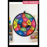 HBG Markt Mey Ithalat® Eğitici Dart Oyunu Çocuklar Için Güvenli Cırtlı Hedef Tahtası Seti - Standart