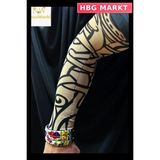 HBG Markt Mey Ithalat® Giyilebilir Kol Dövmesi Çorap Dövme 3D Baskılı Kol Bacak Dövme 2 Adet Model 12 - Standart - 1 Adet