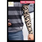 HBG Markt Mey Ithalat® Giyilebilir Kol Dövmesi Çorap Dövme 3D Baskılı Kol Bacak Dövme 2 Adet Model 14 - Standart - 1 Adet