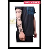 HBG Markt Mey Ithalat® Giyilebilir Kol Dövmesi Çorap Dövme 3D Baskılı Kol Bacak Dövme 2 Adet Model 25 - Standart - 1 Adet