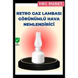 HBG Markt Mey Ithalat® Kablosuz Retro Buhar Makinesi Gaz Lambası Tasarım Ledli Difüzör - Bal Sarısı - Standart