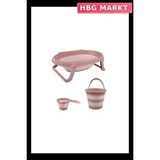 HBG Markt Mey Ithalat® katlanır Banyo 3'lü Küvet Seti 765 Somon - Standart