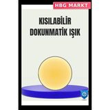 HBG Markt Mey Ithalat® LED Hareket Sensörlü Gece Lambası Kablosuz Duvar Tipi - 00-Siyah - Beyaz - Standart