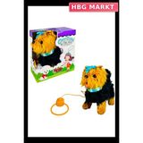 HBG Markt Mey Ithalat® PFT-B267 Peluş Tasmalı Yürüyen Köpek Mavi - Standart