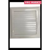 HBG Markt Mey Ithalat® Plastik Menfez 40X50 Beyaz Banyo Wc Havalandırma - Standart