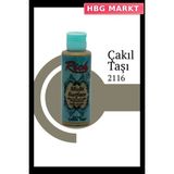 HBG Markt Mey Ithalat® Rich Multi Surface 2116 Çakıl Taşı Akrilik Boya 120 cc - Standart - 00-Siyah - Beyaz