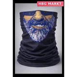 HBG Markt Mey Ithalat® Sakallı Yüz Desenli Baf – Çok Amaçlı Boyunluk &amp; Maske 1 No - Standart - 1 Adet