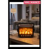 HBG Markt Mey Ithalat® Şömine Efektli Bluetooth Hoparlör Fm Radyo USB Tf Kart Müzik Çalar - Standart
