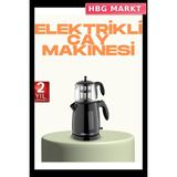 HBG Markt Mey Ithalat® Susuz Çalışma Emniyetli Sinbo Elektrikli Çay Makinesi - Ahşap - Siyah